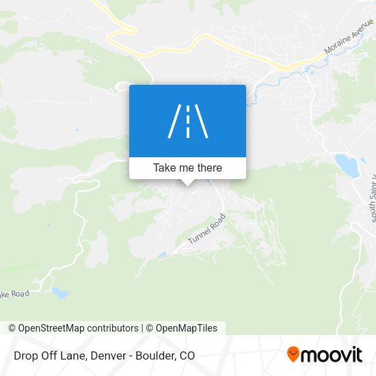 Mapa de Drop Off Lane