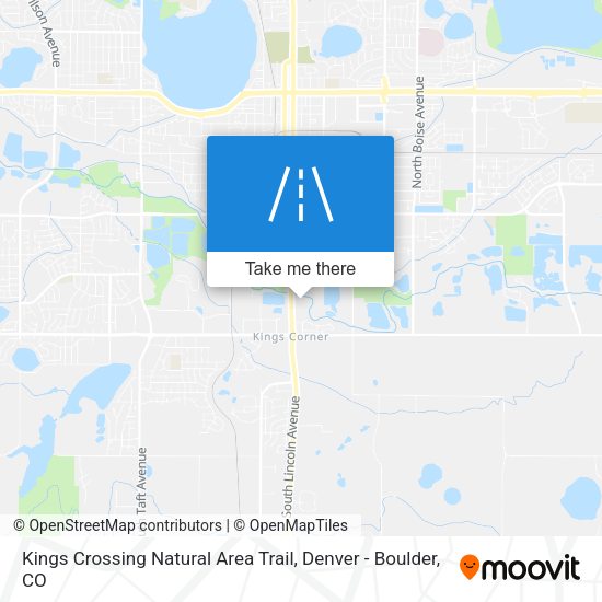 Kings Crossing Natural Area Trail map