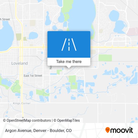 Argon Avenue map