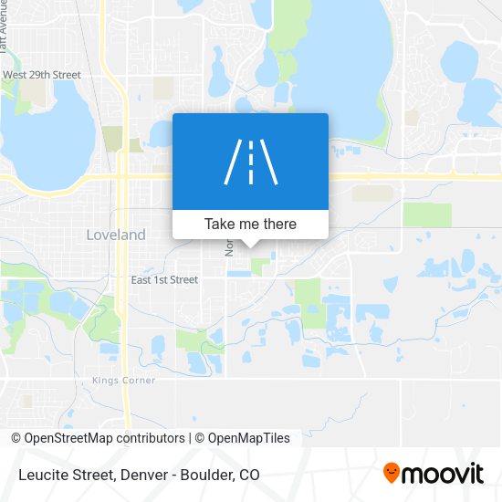 Leucite Street map