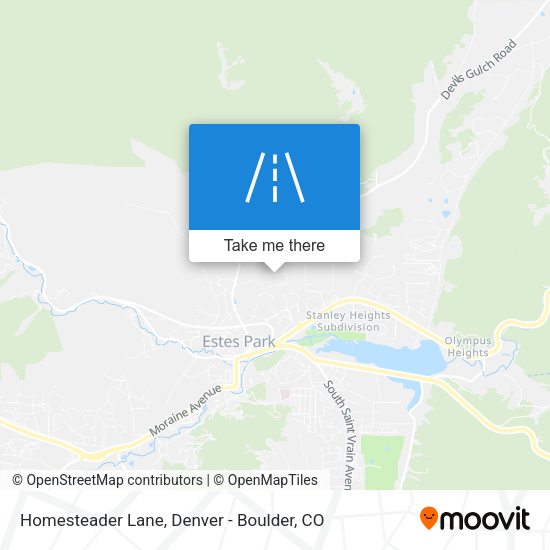 Homesteader Lane map