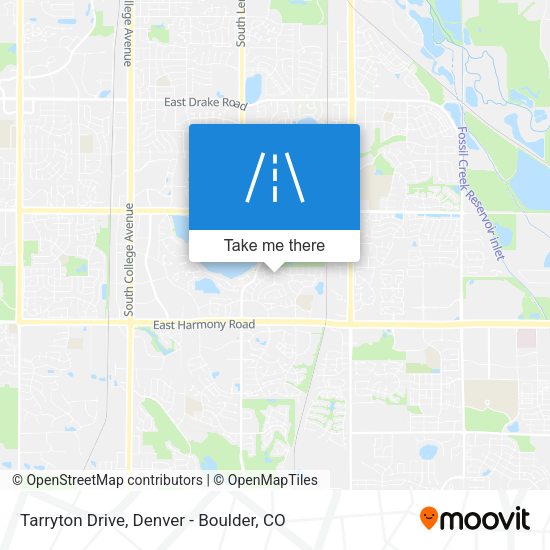 Tarryton Drive map