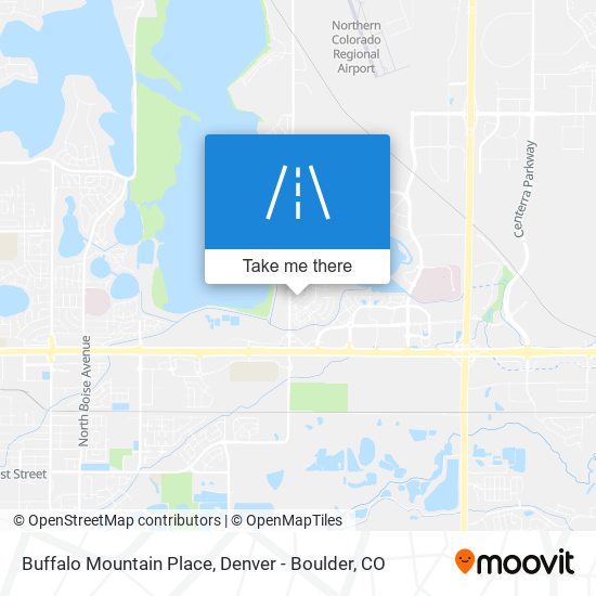 Buffalo Mountain Place map