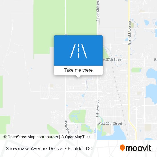 Snowmass Avenue map