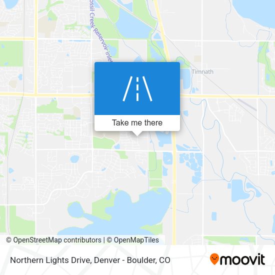 Northern Lights Drive map
