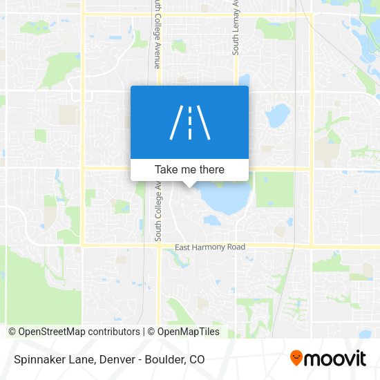 Spinnaker Lane map