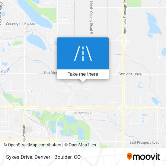 Mapa de Sykes Drive