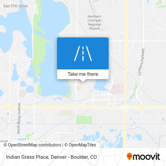 Indian Grass Place map