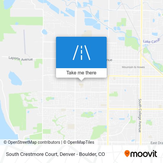 South Crestmore Court map