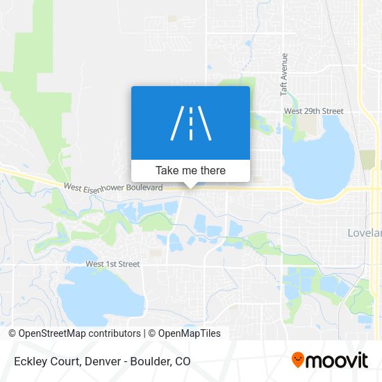 Eckley Court map