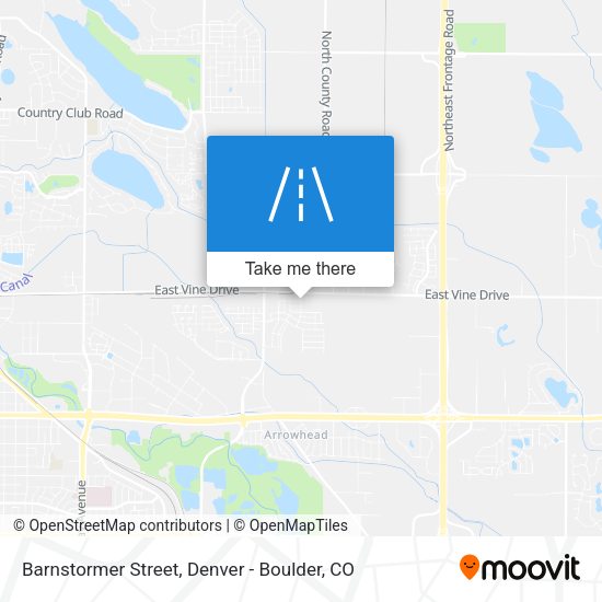 Mapa de Barnstormer Street