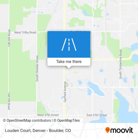 Louden Court map
