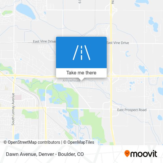 Mapa de Dawn Avenue