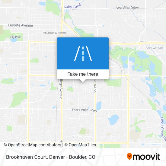 Mapa de Brookhaven Court
