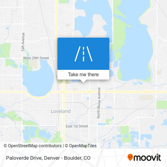 Paloverde Drive map