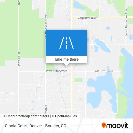 Cibola Court map