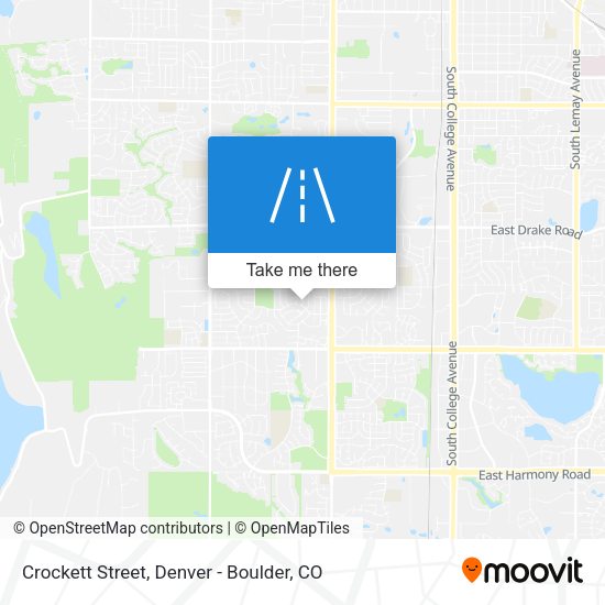 Crockett Street map