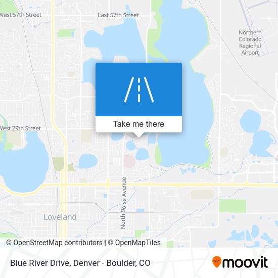 Blue River Drive map