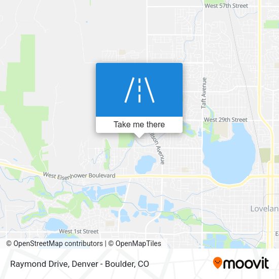 Mapa de Raymond Drive