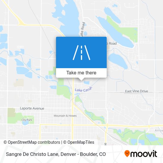 Mapa de Sangre De Christo Lane