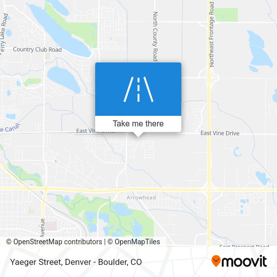 Mapa de Yaeger Street