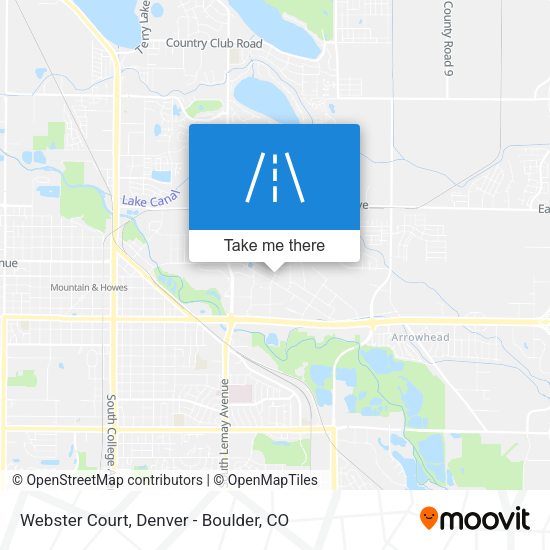 Webster Court map
