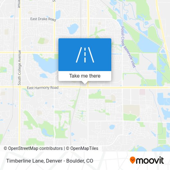 Timberline Lane map