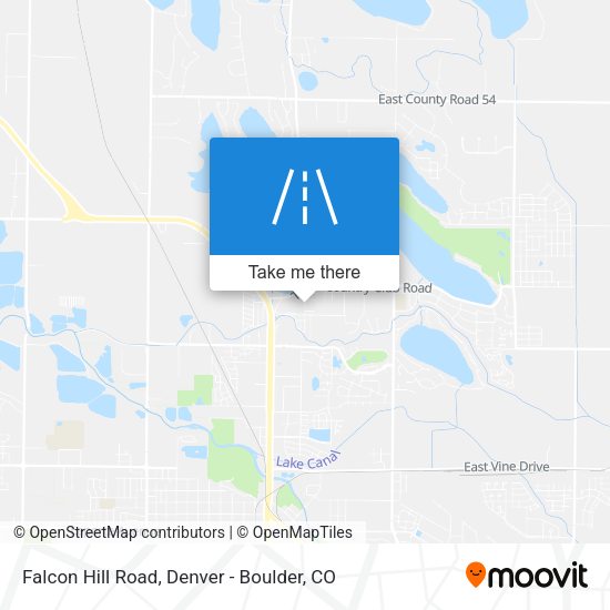 Mapa de Falcon Hill Road
