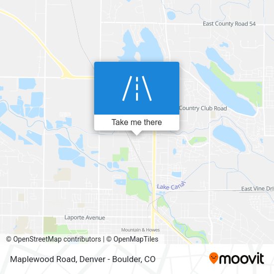 Mapa de Maplewood Road