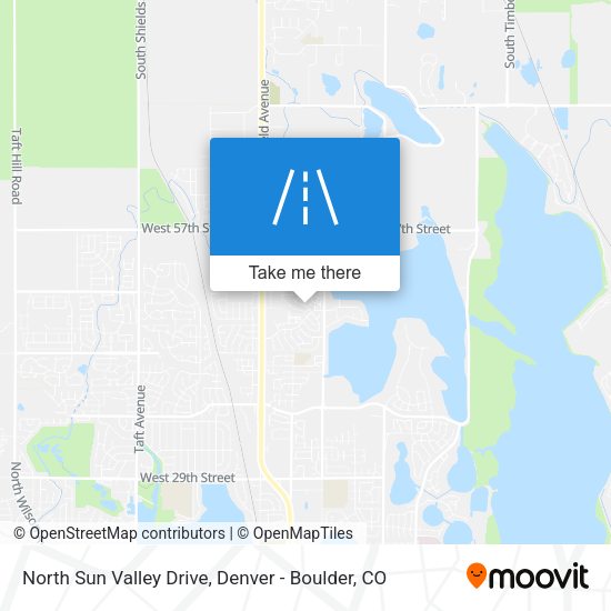 North Sun Valley Drive map