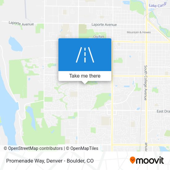 Promenade Way map