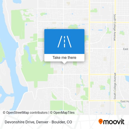 Devonshire Drive map