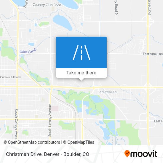 Christman Drive map