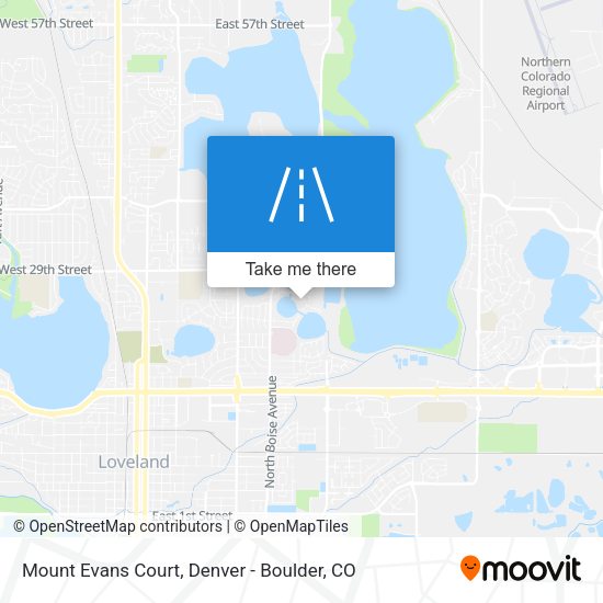 Mount Evans Court map