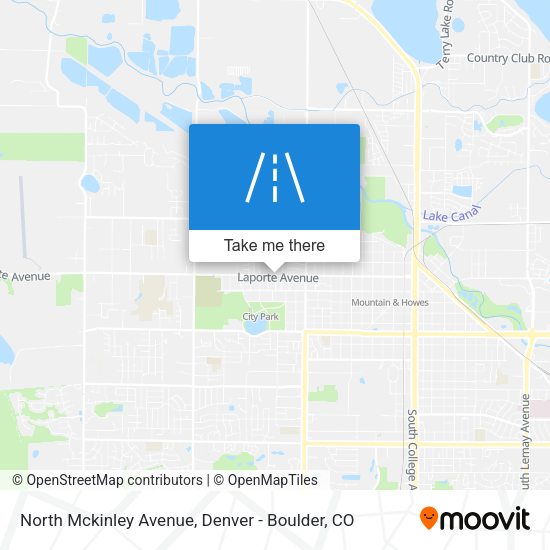 North Mckinley Avenue map
