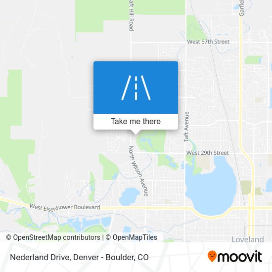 Nederland Drive map