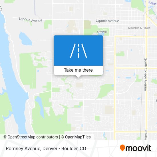 Romney Avenue map