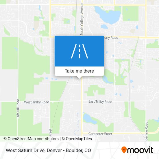 Mapa de West Saturn Drive