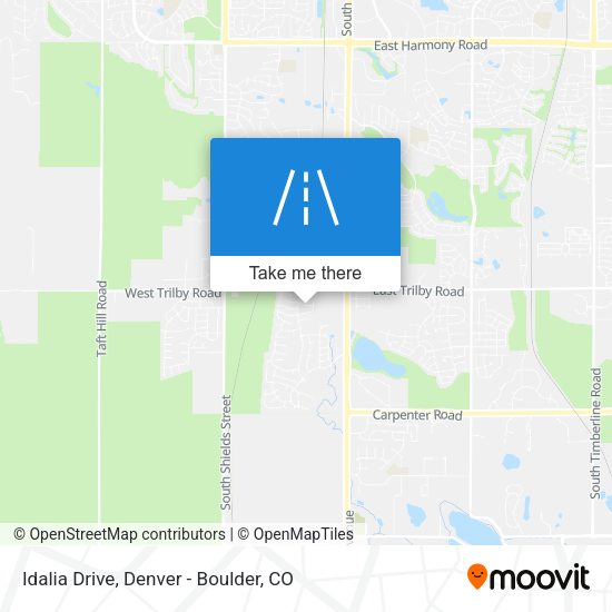 Idalia Drive map
