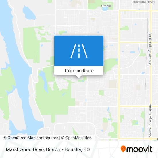 Mapa de Marshwood Drive