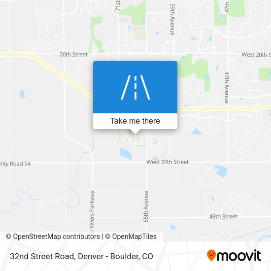 32nd Street Road map