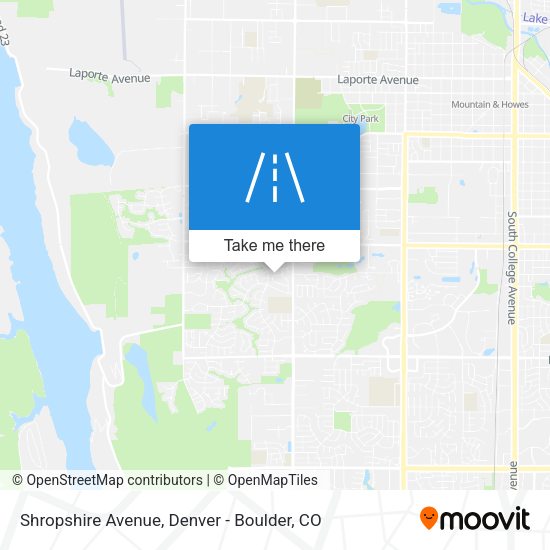 Shropshire Avenue map