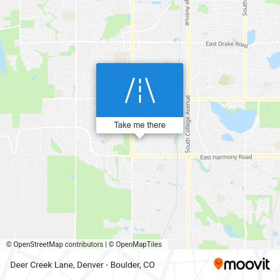 Deer Creek Lane map