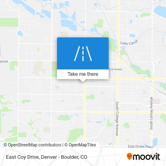 East Coy Drive map