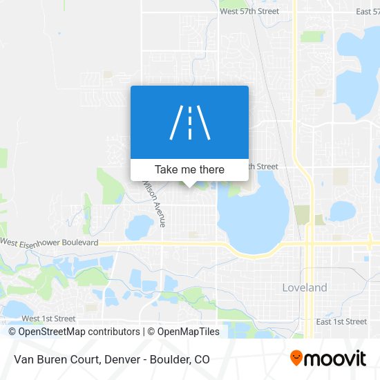 Van Buren Court map
