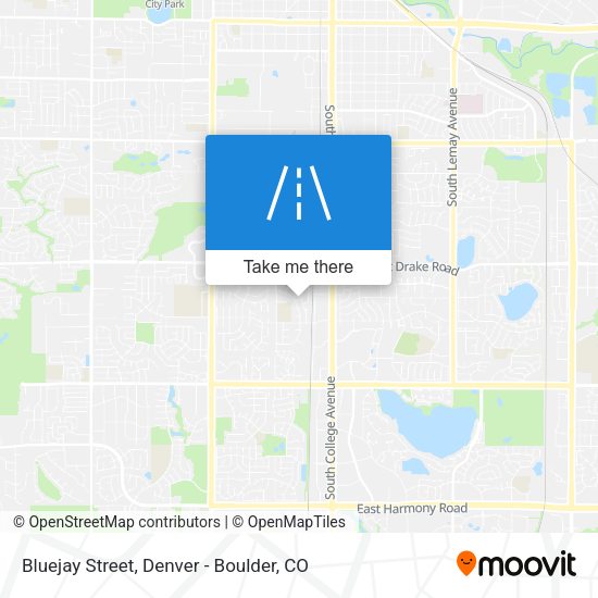 Mapa de Bluejay Street