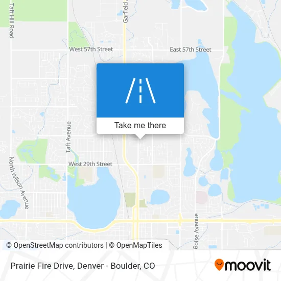 Prairie Fire Drive map