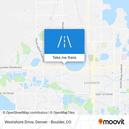 Westshore Drive map