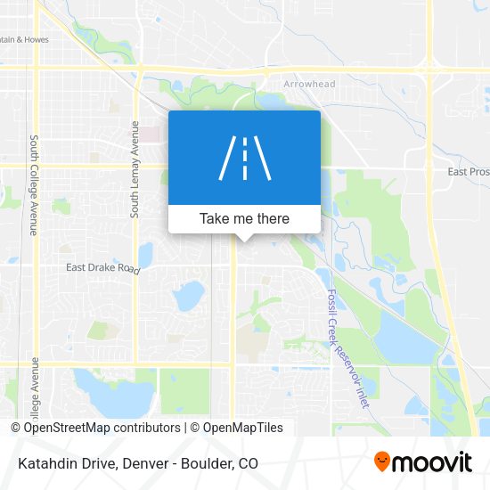 Katahdin Drive map