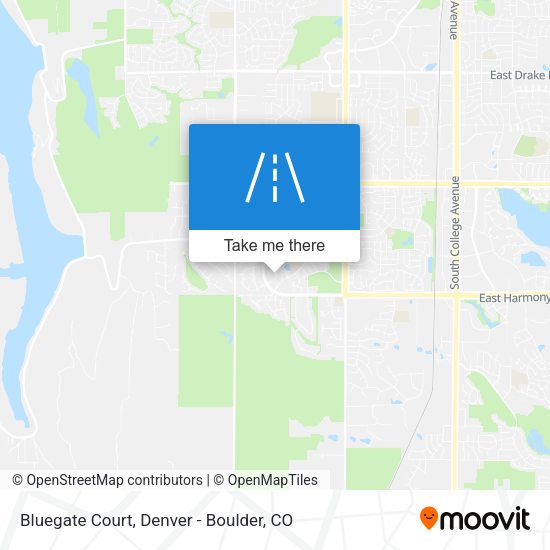 Mapa de Bluegate Court